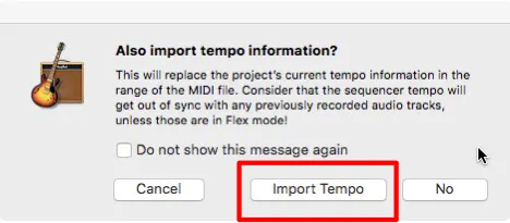 Import Tempo
