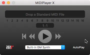 MIDIPlayerX